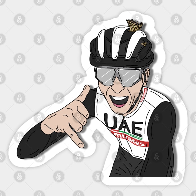 Tadej Pogacar Champion Amstel Gold Race Sticker by p3p3ncil